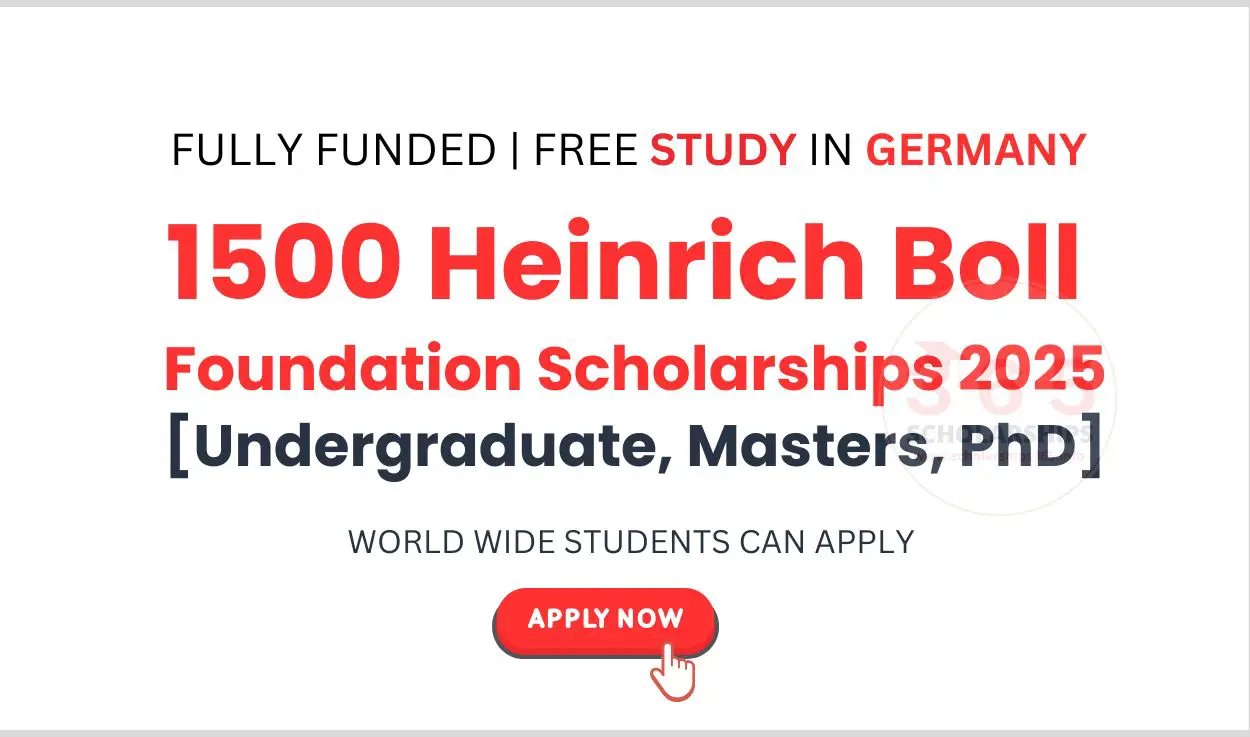 1500 Heinrich Boll Foundation Scholarships 2025-2026